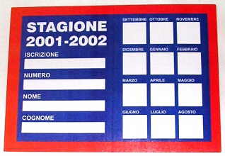 Tessera RBE Aperta